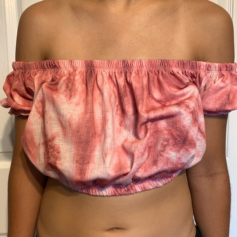 Pink crop top